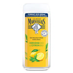 Le Petit Marseillais | Gel Douche Extra Doux Verveine Bio & Citron Bio (650 ml) – Hydrate et Rafraîchit, pH neutre, sans colorant et 92% d'origine naturelle – Flacon 100% recyclable