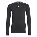 adidas Unisex Kids Aeroready Techfit Long Sleeve T-Shirt, 15-16 Years Black/White