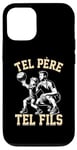 Coque pour iPhone 13 Tel père tel fils accessoire basketball ballon basketteur