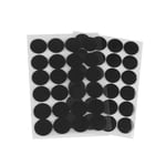 cyclingcolors Scratch Autocollant Rond Double Face Pastille Scratch Autocollant Crochets Boucles Création Couture Carterie DIY Artisanat 24 paires 25mm, noir