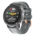 Garmin Fenix ​​​​7S / 6S Pro / 5S Plus silikonikelloranneke, 20 mm - harmaa