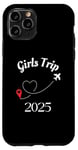 Coque pour iPhone 11 Pro Girls Trip 2025 Vacances de voyage pour femmes