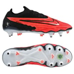 Nike Phantom GX Elite SG-PRO Anti-Clog Ready - Röd/Svart/Vit - Soft Ground (SG), storlek 40½