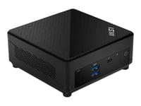 MSI Cubi 5 12M-020BDE, 0.66L sized PC, Mini-PC, barebone, Nätverksansluten (Ethernet), Wi-Fi 6E (802.11ax), 65 W