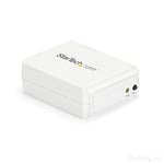 StarTech.com Serveur d'impression USB 2.0 sans fil N avec port Ethernet 10/100 Mb/s - 802.11 b/g/n et 150 Mb/s - Blanc (PM1115UWEU)