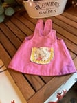 robe neuve poupee mode et travaux emilie rose petite poche devant t originale