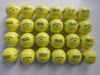 NEW CALLAWAY YELLOW PRACTICE  BALLS 2 DOZEN ~ PACK OF 24 GOLF BALLS ~ STAND OUT