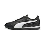 PUMA Mixte King Pro 21 TT Chaussure de Football, Black White, 46 EU