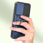 Mayaxess Ring Case for Galaxy S23 FE Shockproof with Camera Cover, Dark Blue