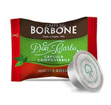 Caffè Borbone Don Carlo Compostable - Red Blend Coffee - 100 Capsules - Compatible with Lavazza®* A Modo Mio®* Coffee Machines for domestic use