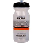 Zéfal Sense M65 - Bidon/gourde hydratation vélo/sport - Ergonomique, Sans BPA et Inodore Mixte Adulte, Blanc (Transparent), 650 ml