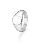 Mads Z Rund Signet Ring Sølv 3140181-56 - Dame - 925 sterling silver