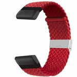 Flätat klockarmband Garmin Enduro 2 - Darkred