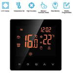 Lifcausal - Thermostat intelligent Contrôleur de température numérique Écran lcd Écran tactile Thermostat de chauffage au sol électrique programmable