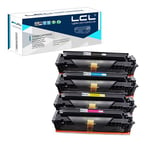 LCL Cartouche de Toner Compatible 203A 203X CF540A CF540X CF541X CF542X CF543X (1 Noir 1 Cyan 1 Magenta 1 Jaune) remplacement pour HP Color LaserJet Pro M254dw/254NW,Laser Jet Pro MFP M281dw/M281CDW/M281FDW/M280NW