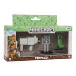 Minecraft 3D Figurer 3-Pakning - Wolf, Creeper, Skeleton