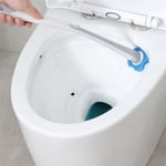 Tlily - PoignéE de Brosse Toilette avec 24 Recharges Toilettes, Tampons Jetables pour Cuvette Toilette, Nettoyant TêTe Rechange