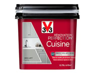 V33 Peinture de rénovation cuisine, Rénovation perfection® Gris loft satin 750ml