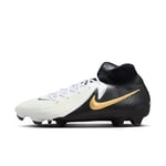 Nike Homme Phantom Luna II Pro FG Chaussure de Football, White/Black/MTLC Gold Coin, 42.5 EU