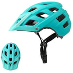 Exclusky Mountain Bike Helmet, MTB Helmet Adult Lightweight Breathable Mens Bike Helmet Cycling Mountain & Road Bicycle Helmets for Men Women(Teal)