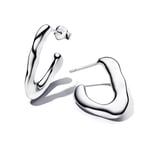 Pandora Essence Sterling silver Organically V-shaped kreolikorvarenkaat 293290C00