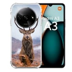 Cokitec Coque Renforcée pour Xiaomi Redmi A3 Chasse Chevreuil Montagne