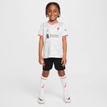 Nike Fc Liverpool 2024/25 Stadium Third Lot de 3 répliques de football (jeunes enfants), blanc/platine pur/noir/rouge global, FQ2269-101, taille L