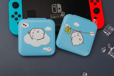 Switch Card Box Nintendo Switch Game Card Storage Box Switch Thème Card Box-K049 Bunny-Blue-Joy1344