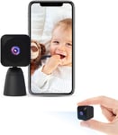 AOBOCAM Mini Spy Hidden Cameras For Home Security 4K HD Wide Angle Wireless WiFi