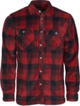 Pinewood Men's Finnveden Canada Fleece Shirt Red/Black, XXL