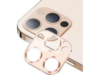 Usams Usams Camera Lens Glass Iphone 12 Pro Metal Złoty/Gold Bh704jtt03 (Us-Bh704)