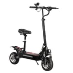 Q7Pro Elskoter Vuxen 52V 19Ah 1600W*2 Dubbelmotor 10 Tum E-Scooter 200KG Max belastning 60-70KM Räckvidd med säte