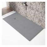 Receveur de douche 70x120cm extra plat MADISON en resine surface ardoisee beton