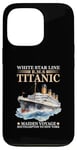 Coque pour iPhone 13 Pro Titanic Expert – White Starline RMS Titanic Garçons Filles