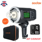 UK Godox AD600BM HSS 600W 2.4G Wireless Flash +X2 Trigger +Free CB-09 Carry case