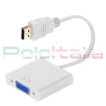 Convertisseur HDMI A VGA To Svga Câble pour PC Carte Vidéo Projecteur TV