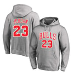 Zyf Sweatshirt Hoodie De Basketball Michael Jordan # 23 Pull À Hip-hop Vrac Casual Et Confortable T-Shirt Formation Basketball À Manches Longues (Color : A, Size : L)