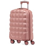 Flight Knight Bubble Suitcase - Ryanair easyJet Jet2 Approved - 8 Wheel Carry Cabin Hardcase 55x35x20cm