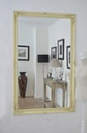 Mirror Cream Massive Shabby Chic Antique Style 66" X 42" Overall Size (165cm X 105cm) -TV Show Supplier, Wood, 167x107