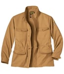 ATLAS FOR MEN Safari Jackets for Men UK - Desert Style Combat Military Mens Field Army Jacket - Safari Jacket Men's - Full Zip, 4 Pockets - Small to Big and Tall UK Sizes S-4XL