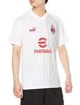 AC Milan 769274 Prematch Jersey T-Shirt Men's White-Tango Red M
