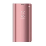 Clear View-etui til Samsung Galaxy A05S - Pink