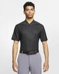 Nike TW Tiger Woods Golf Collection Polo Sz M Black Crimson CT3797 070