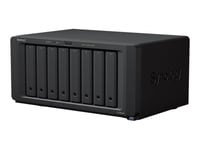 Synology Disk Station Ds1823xs+ - Nas-Server - 8 Brønner - Sata 6Gb/S - Raid Raid F1, Jbod, Raid 0, 1, 5, 6, 10 - Ram 8 Gb - Gigabit Ethernet / 10 Gigabit Ethernet - Iscsi Støtte