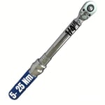 SW-Stahl 03809L Clé dynamométrique pour changement de pneu 1/4" I 5-25 Nm I gauche et droite