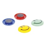 BGS Do it yourself Jeu d’aimants « Smile » Ø 40 mm 4 pièces