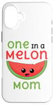 Coque pour iPhone 16 Plus One in a Melon Party Mom Group, correspondant à son premier anniversaire