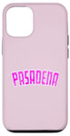 Coque pour iPhone 12/12 Pro Pasadena Grande taille Rose Magenta Vintage Classique