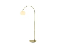 Lindby - Cynthia Gulvlampe Opal/Brass