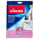 Serviette de cuisine en microfibre Vileda, 2 côtés de nettoyage - la puissanc...